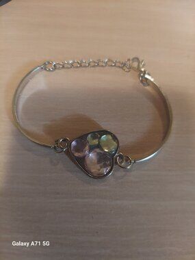 Handcrafted Silver-tone Bracelet